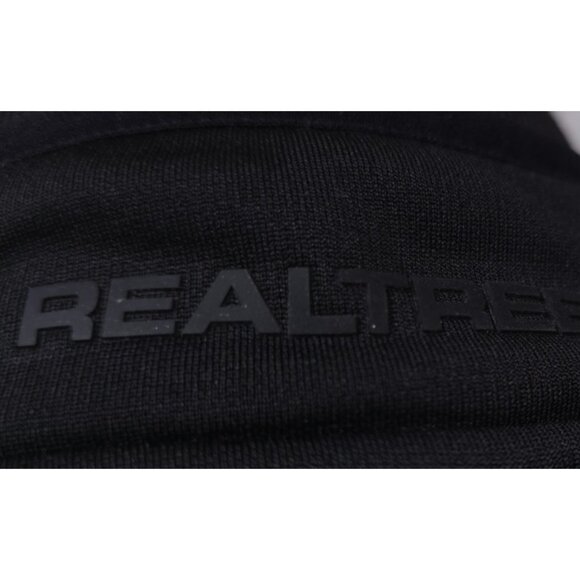 REALTREE Men XL Black Quarter Zip Pullover Performance Outdoors Polyester Shirt - Picture 10 of 11